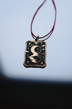 Tarot Card Necklace • Choose Your Intention • Symbolic Crystal Jewellery