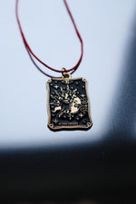 Tarot Card Necklace • Choose Your Intention • Symbolic Crystal Jewellery
