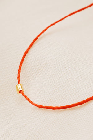 Gold Tube Bracelet