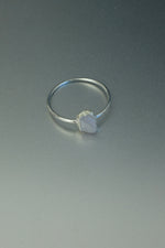Rose Quartz Silver Ring • Love & Self-Worth Crystal – Size O½