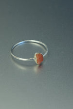 Carnelian Silver Ring • Energy & Confidence Crystal – Size O½