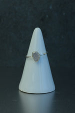 Rose Quartz Silver Ring • Love & Compassion Crystal – Size K½