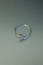 Rose Quartz Silver Ring • Love & Compassion Crystal – Size K½