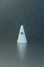 Carnelian Silver Ring • Energy & Courage Crystal – Size K½