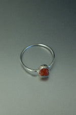 Carnelian Silver Ring • Energy & Courage Crystal – Size K½