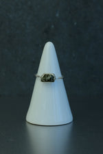 Green Tourmaline Silver Ring • Balance & Growth Crystal – Size K