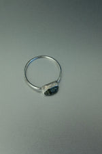 Green Tourmaline Silver Ring • Balance & Growth Crystal – Size K
