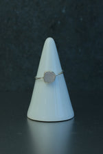 Rose Quartz Silver Ring • Love & Heart Chakra Crystal – Size M