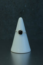 Smokey Quartz Silver Ring • Grounding Protection Crystal – Size L