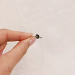 Smokey Quartz Silver Ring - Size H 1/2