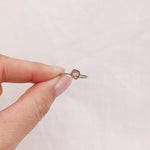 Strawberry Quartz Silver Ring - Size I 1/2