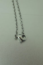 Labradorite Crystal Silver Necklace • Flashing Protection Stone