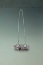 Amethyst Double Terminated Crystal Necklace • Protection & Calm