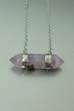 Amethyst Double Terminated Crystal Necklace • Protection & Calm