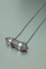 Amethyst Double Terminated Crystal Necklace • Protection & Calm