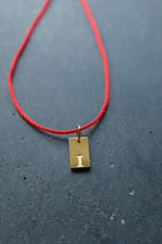 Alphabet Initial Necklace • Custom Letter Pendant on Delicate Chain