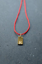 Alphabet Initial Necklace • Custom Letter Pendant on Delicate Chain