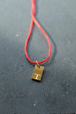 Alphabet Initial Necklace • Custom Letter Pendant on Delicate Chain