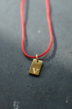 Alphabet Initial Necklace • Custom Letter Pendant on Delicate Chain