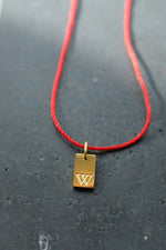 Alphabet Initial Necklace • Custom Letter Pendant on Delicate Chain