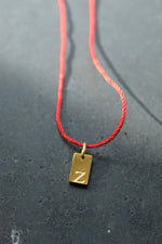 Alphabet Initial Necklace • Custom Letter Pendant on Delicate Chain