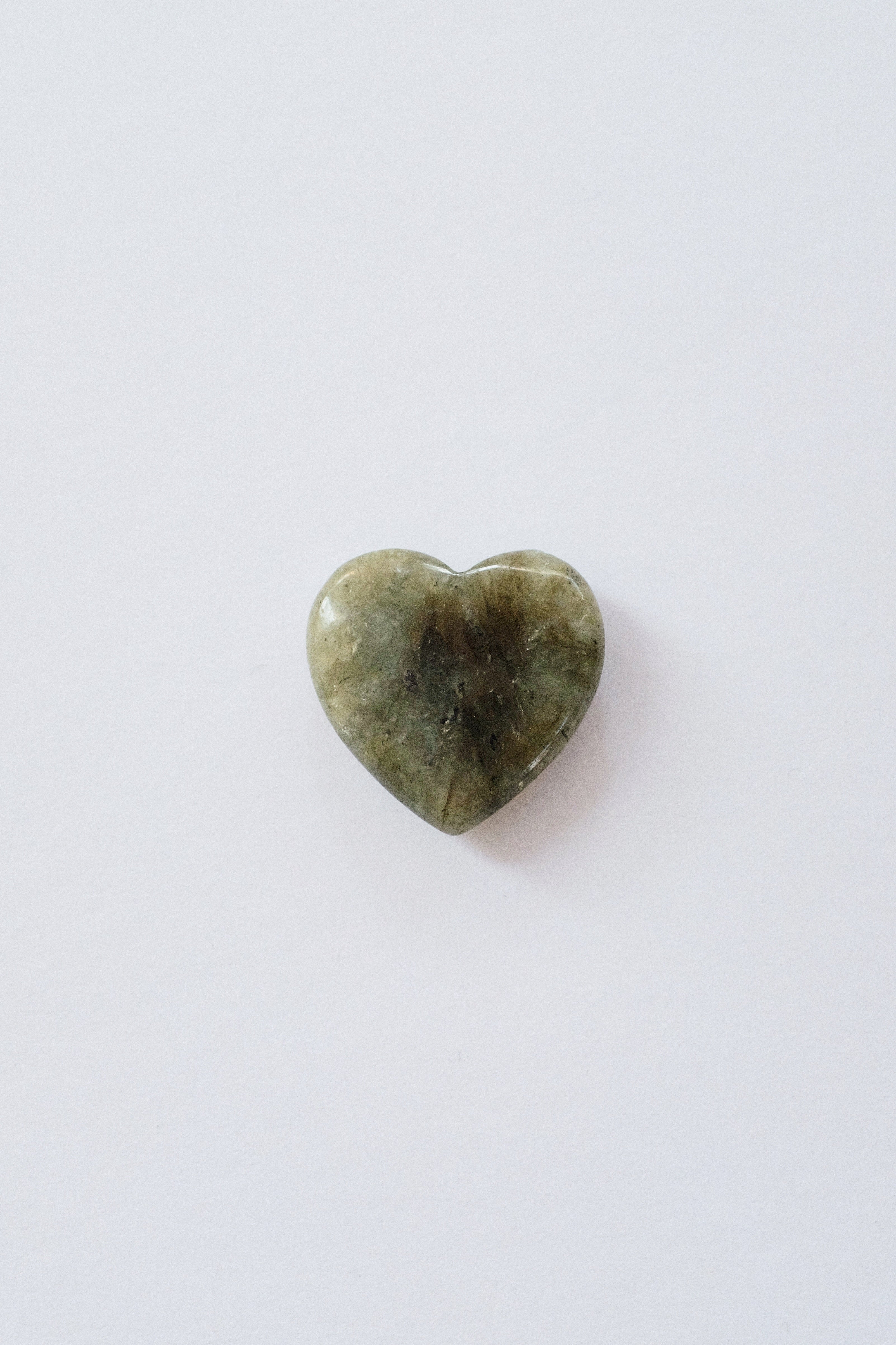 Labradorite Heart