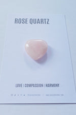 Rose Quartz Heart