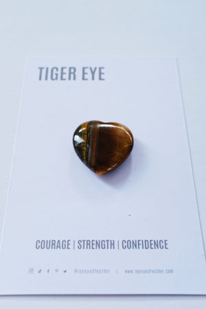 Tiger Eye Heart