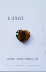 Tiger Eye Heart