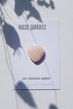 Rose Quartz Heart