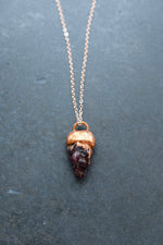 Copper Garnet Necklace