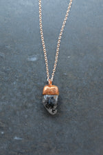 Copper Rutilated Quartz Necklace
