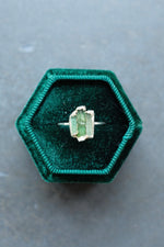 Triple Tourmaline Ring in Sterling Silver | Size M | Colourful Crystal Statement