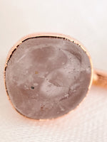 Rose Quartz Hair Clip