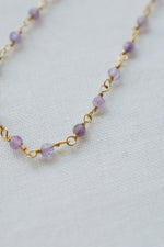 Amethyst Beaded Necklace
