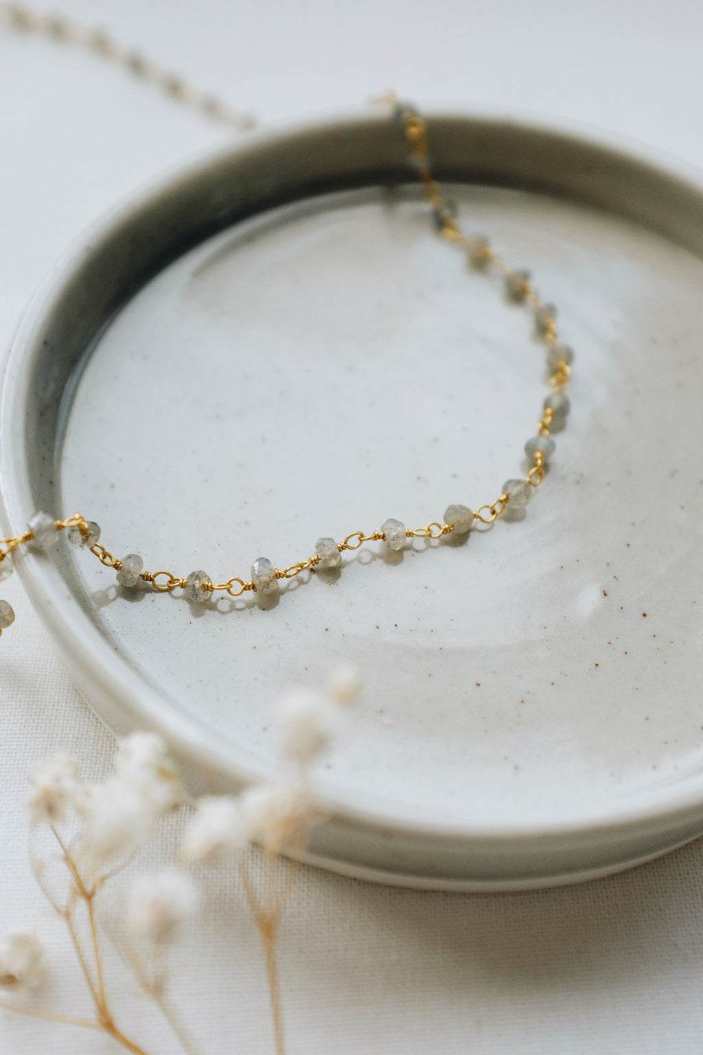 Labradorite Beaded Necklace