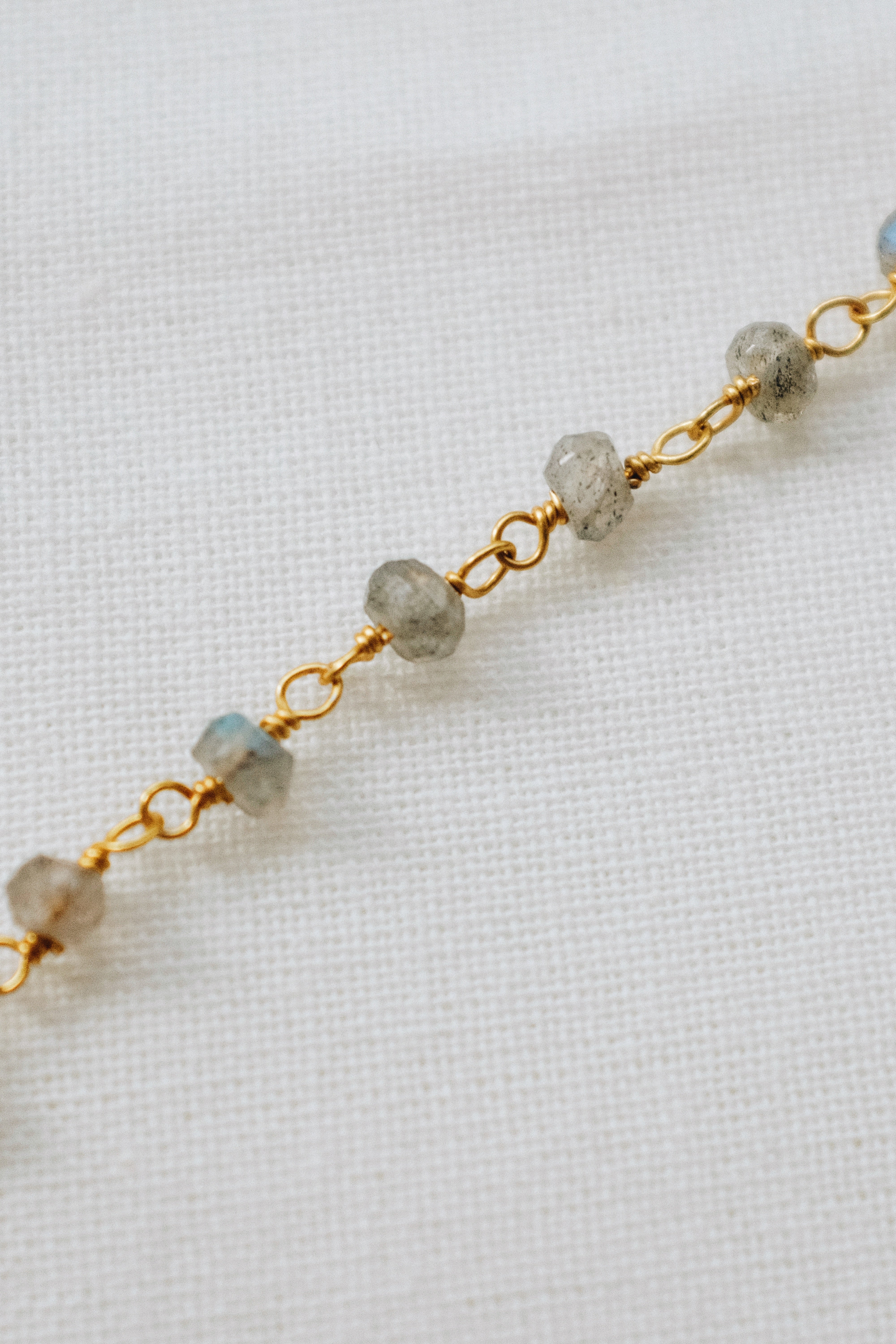 Labradorite Beaded Chocker