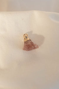 Strawberry Quartz Charm