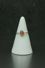 Sunstone Silver Ring - Size M