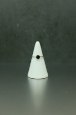 Rutilated Quartz Silver Ring - Size J 1/2