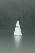 Strawberry Quartz Silver Ring - Size I 1/2