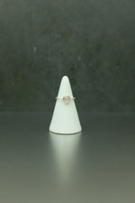 Rose Quartz Silver Ring - Size J