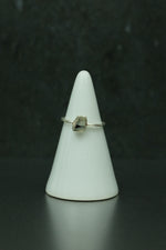 Rutilated Quartz Silver Ring - Size I 1/2
