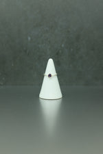 Amethyst Silver Ring - Size I 1/2