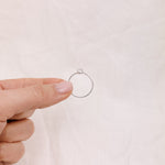 Moonstone Silver Ring - Size R