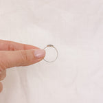 Abalone Shell Silver Ring - Size Q 1/2