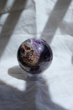 Amethyst Crystal Sphere | Calming Crystal Ball for Peace & Intuition
