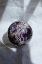 Amethyst Crystal Sphere | Calming Crystal Ball for Peace & Intuition