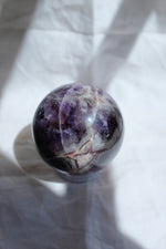 Amethyst Crystal Sphere | Calming Crystal Ball for Peace & Intuition