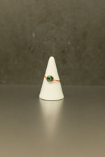 Abalone Shell Copper Ring • Iridescent Ocean Energy – Size Q½